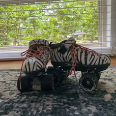 Riedell Roller Skates Dart Youth Kids Quads Size 5 Skating