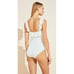 NWT Eberjey Women's Jane Smooth One-Piece Swimsuit in Ecru - Size Medium