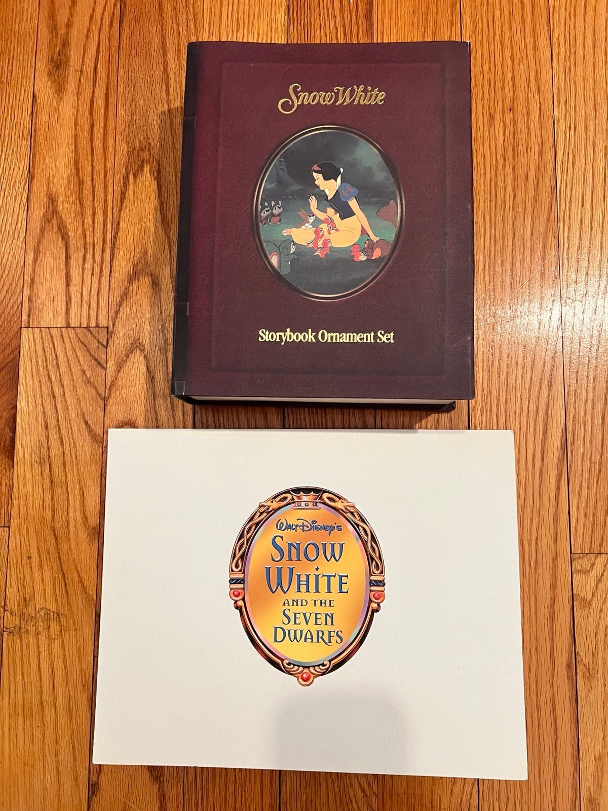 Snow White story book ornaments and Lithographs