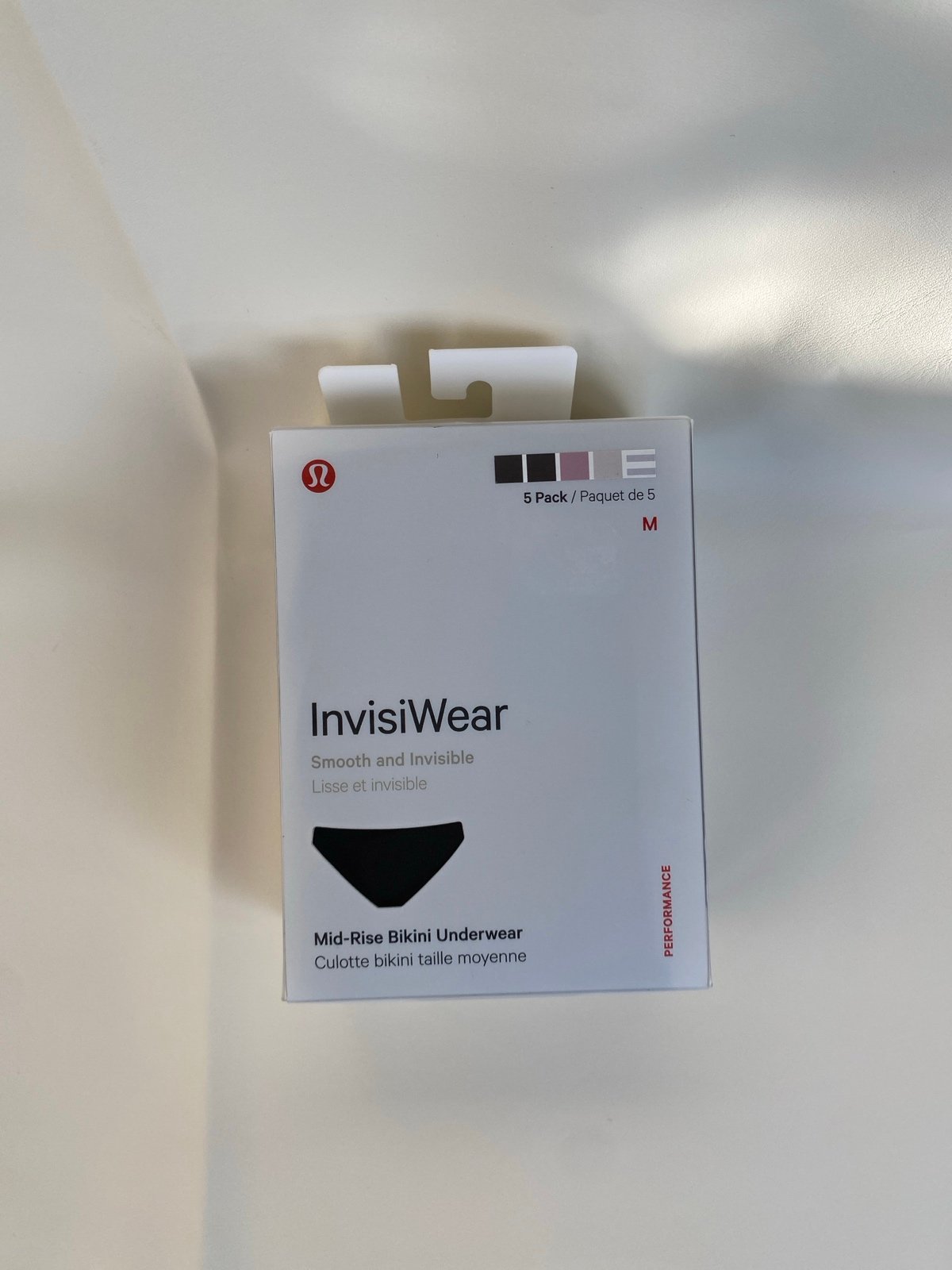 Lululemon InvisiWear Mid-Rise Bikini 5P