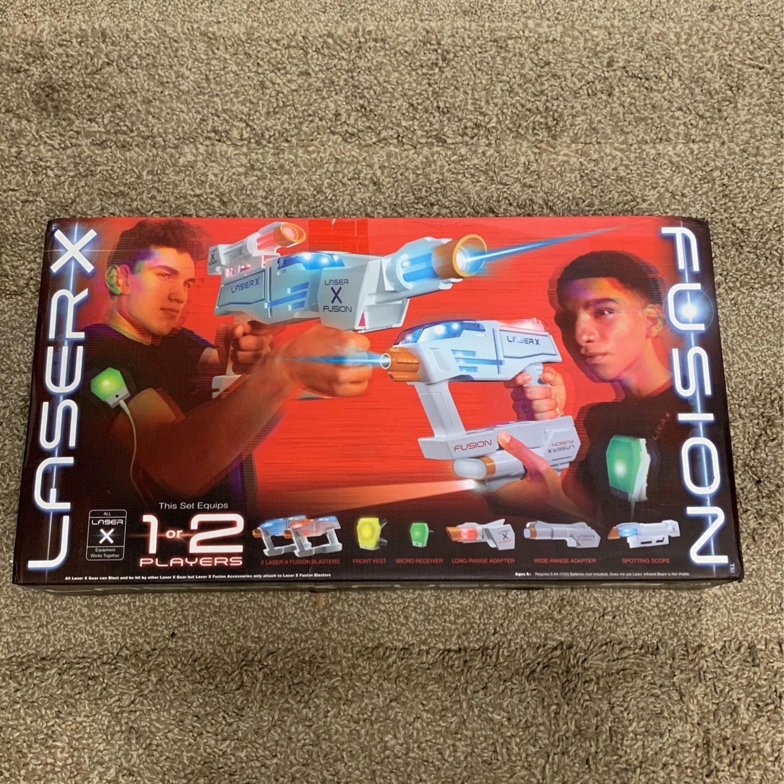 Laser X Fusion Complete Set, For 1 or 2 Players