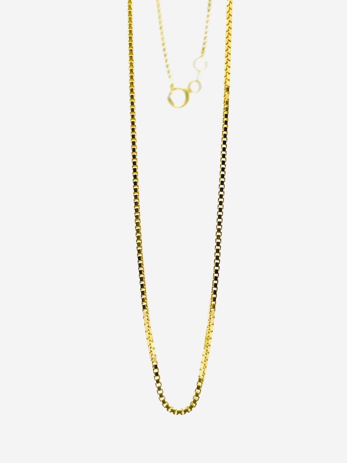 Solid 14k Gold Necklace,1 mm,22 inch,3.69 gr.