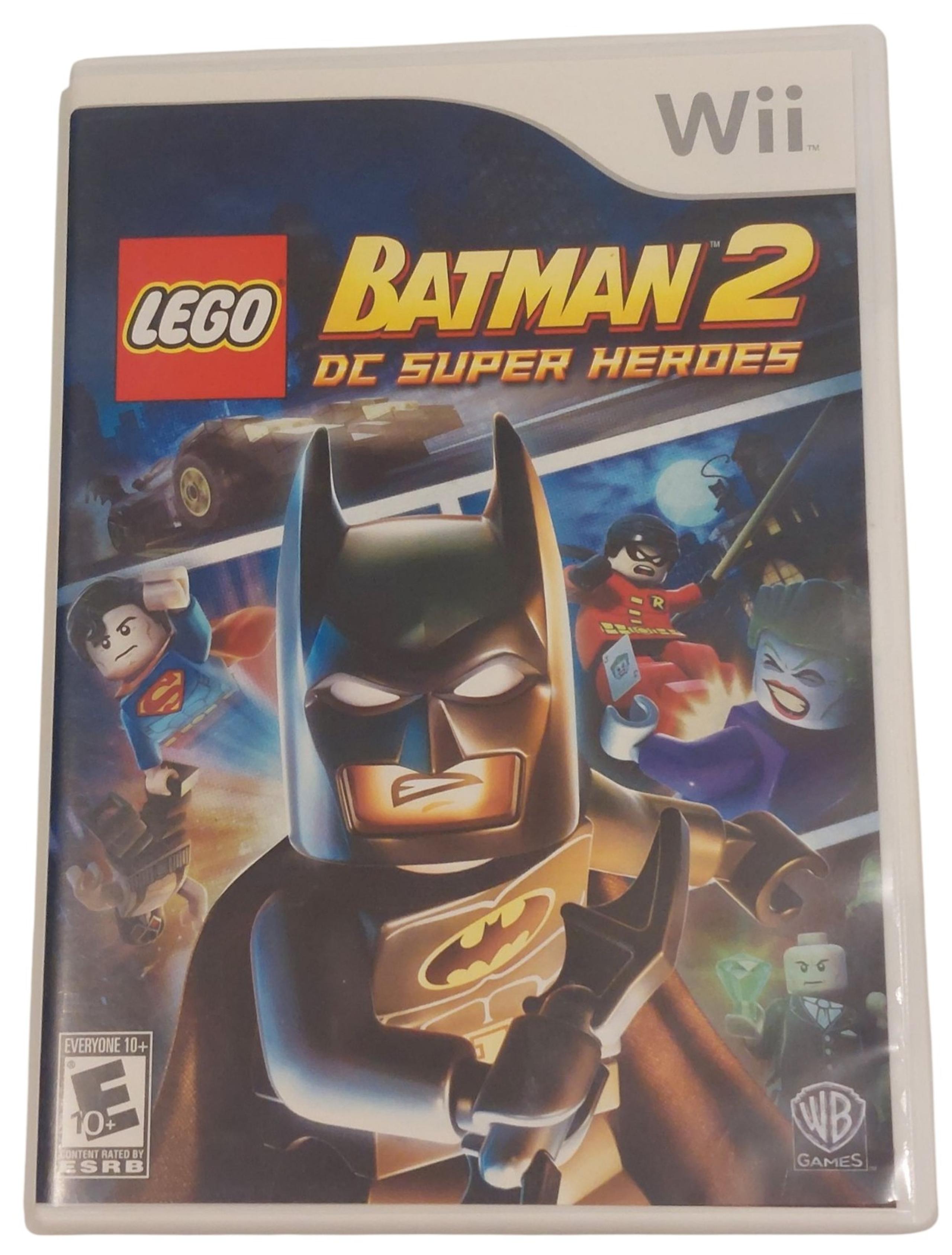 Lego Batman 2 DC Super Heroes Nintendo Wii Video Game CIB Complete