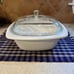 Vintage Corning Ware Blue Cornflower 4 Qt. Dutch Oven P-34-B with Dome Lid