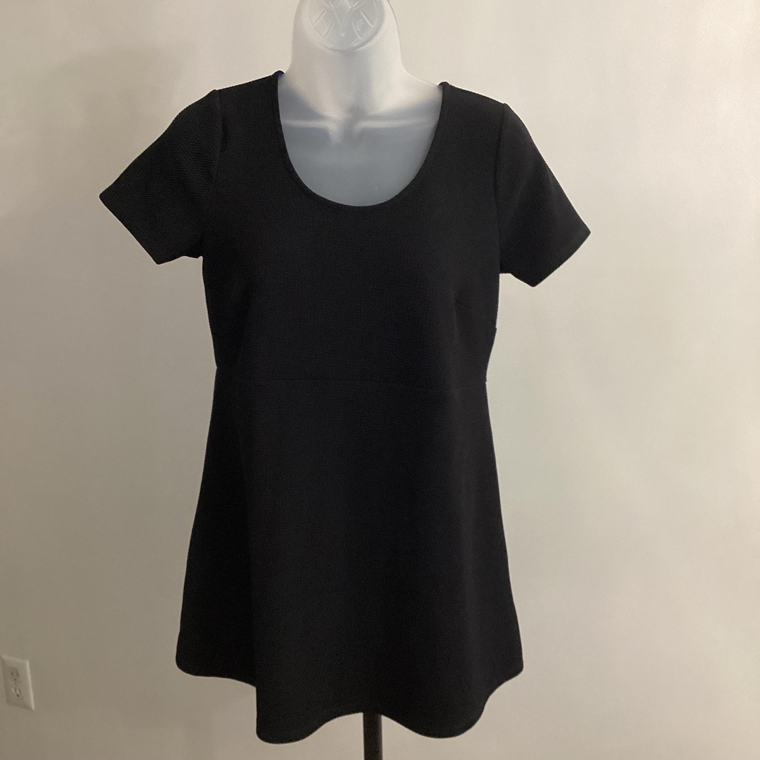 Motherhood Maternity Black Short Sleeve Blouse, Size S/P