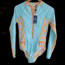 NWT Cabana Life Women's Multicolor One Piece Unisuit Size Small