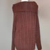 Saks Fifth Avenue Brown Chunky Cable Knit Off the Shoulder Sweater Small