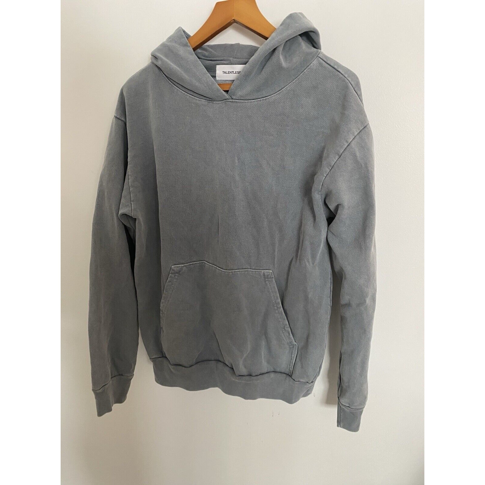 Talentless Hoodie Grey Blue Women’s Oversized Thick Size M Retails 150