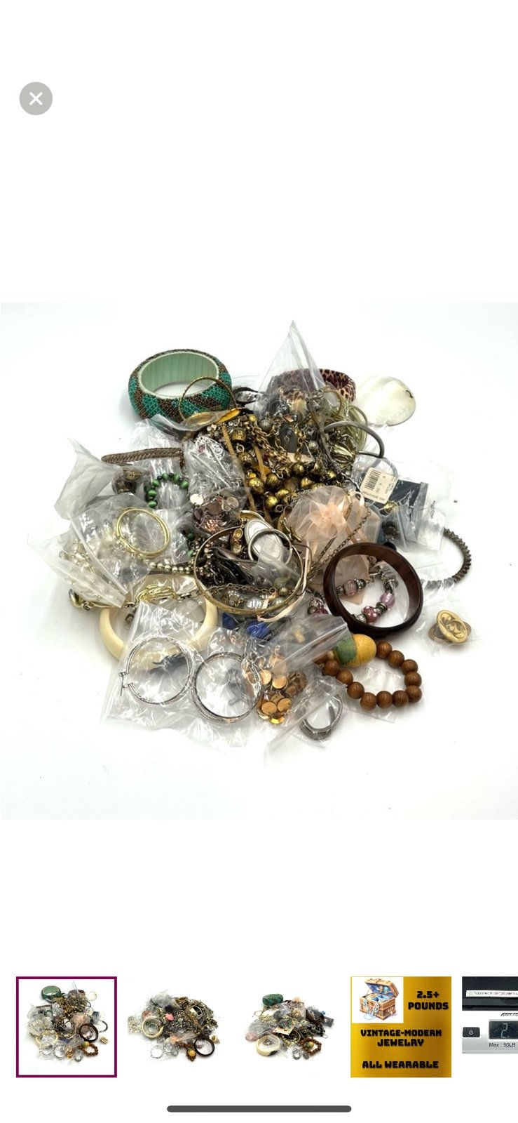 2.5+LBS VINTAGE TO MODERN JEWELRY LOT ALL WEARABLE