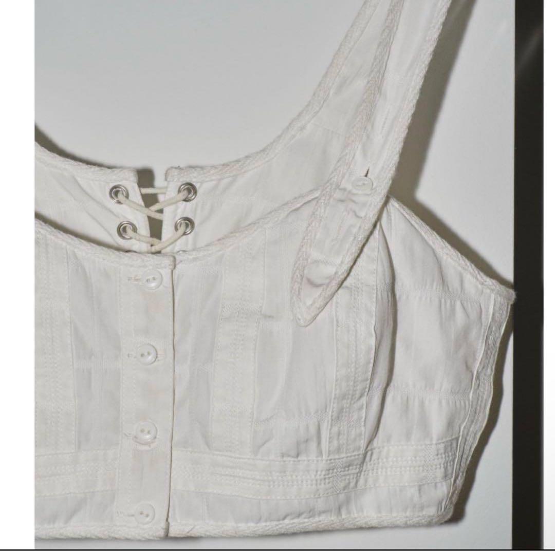 todayful Plaid Laceup Bustier