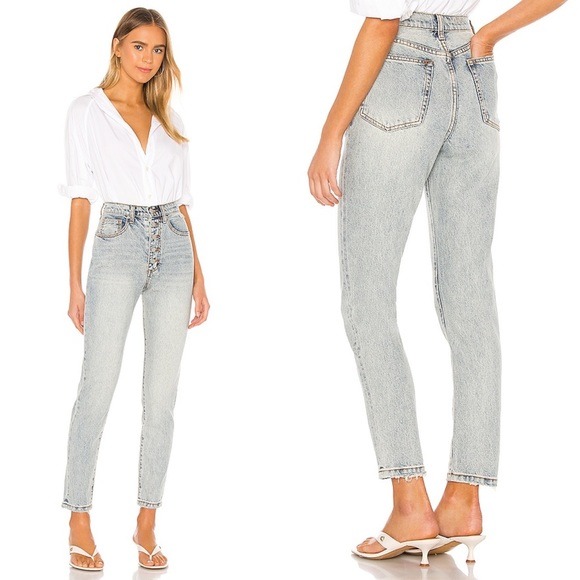 NWT WeWoreWhat Danielle High Rise Straight Jeans