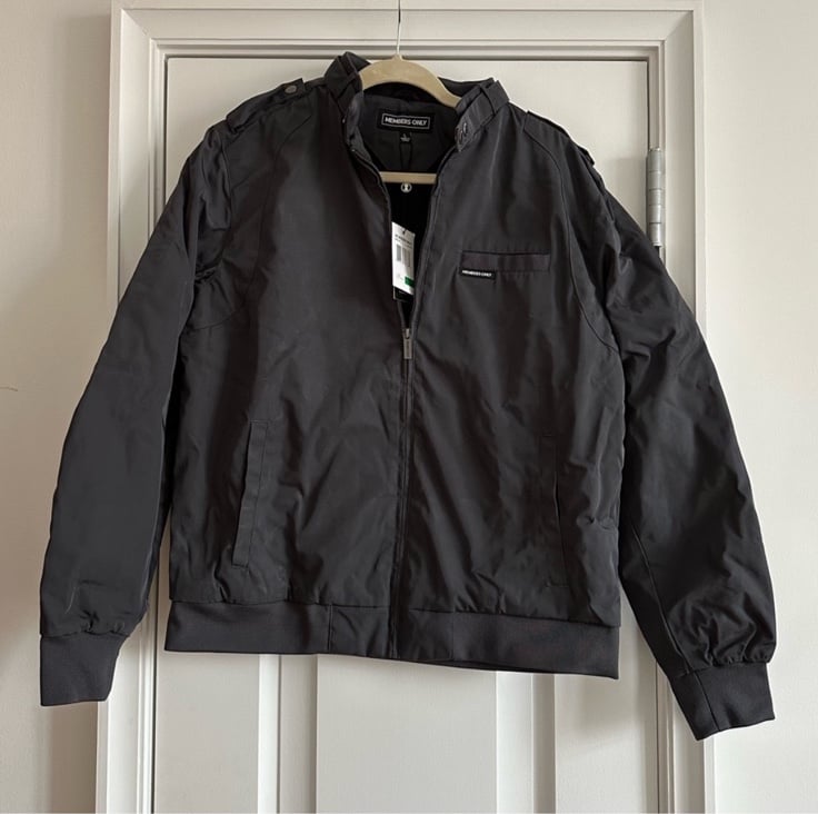 Men’s Large Charcoal Members Only Jacket