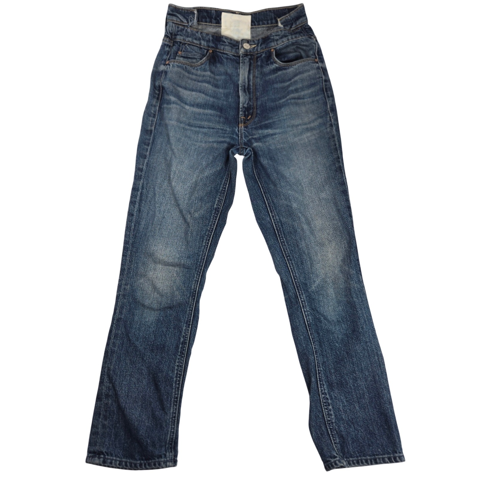 MOTHER The Dazzler Shift Crop Jeans High Rise Blue Wash Size 26x26 Sin an suffer