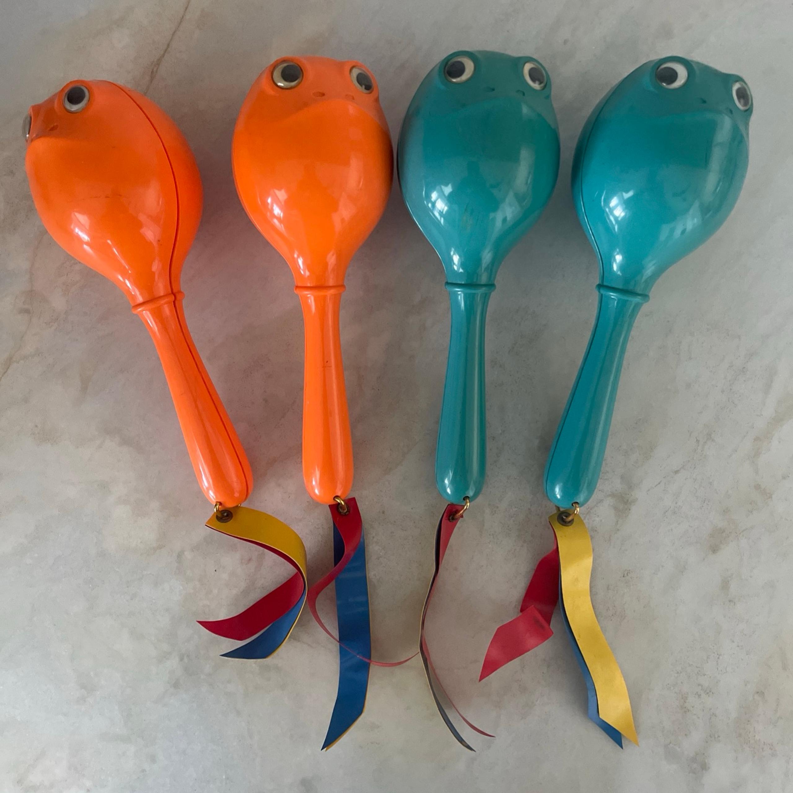 Vintage Maracas lot of 4 1980 Zen On Music Bambina