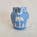 Wedgwood Jasperware Jug Pitcher Blue 5.25 Greek Mythology 1954 Vintage