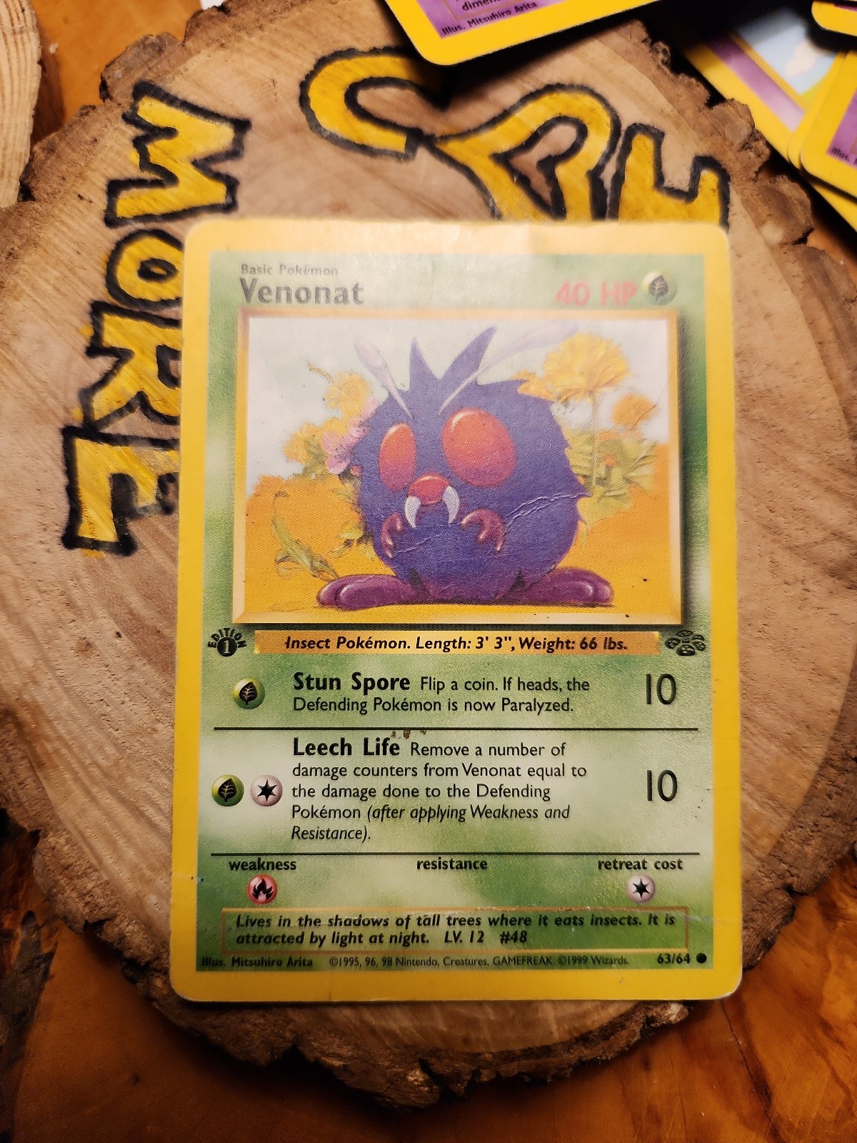 1st Edition Venonat base set