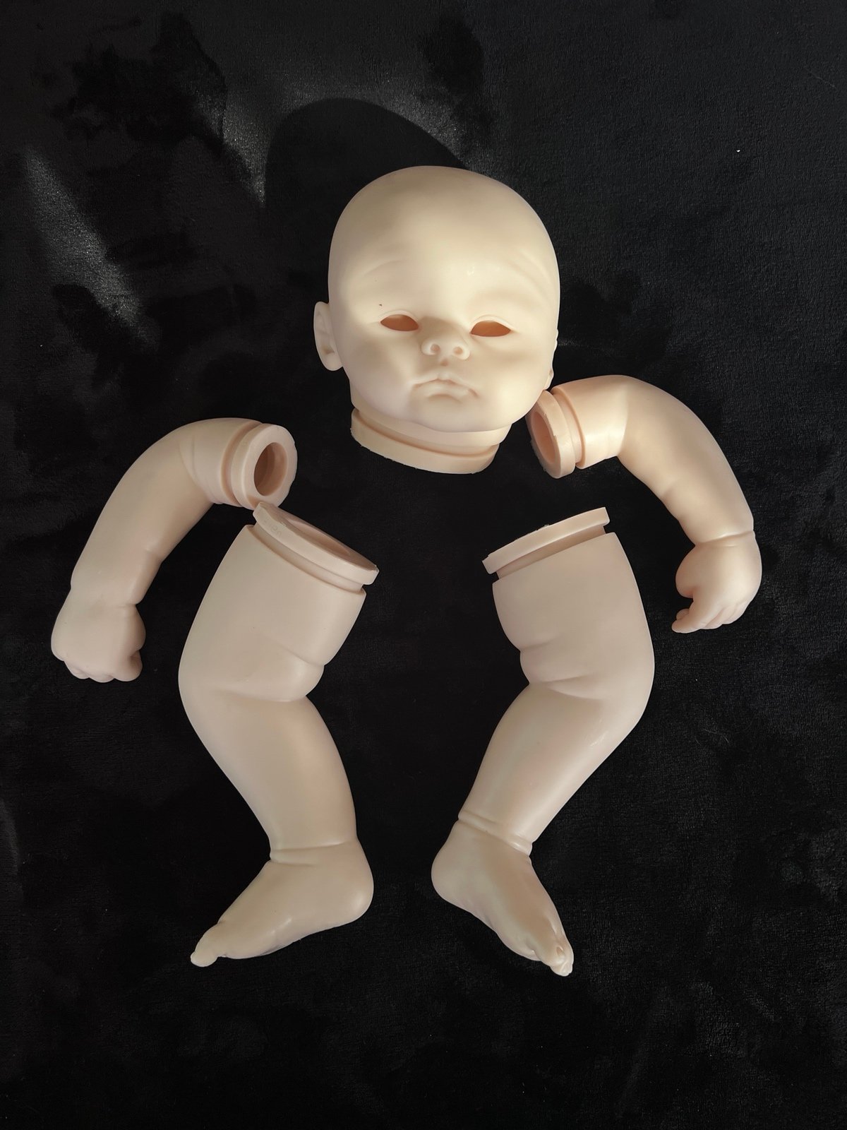 Reborn doll parts, unpainted, Eden
