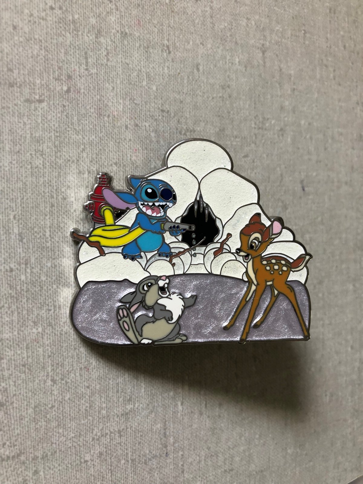 Fantasy Stitch Invades Bambi Fantasy Disney Pin