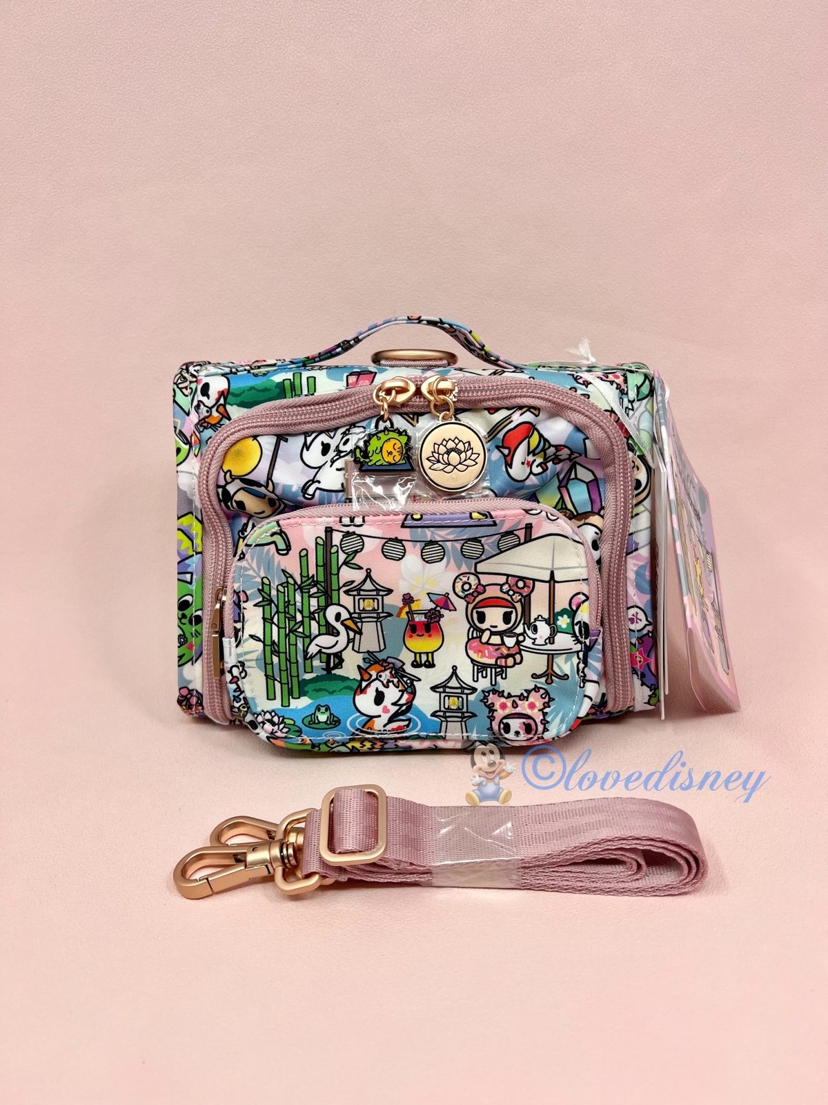 tokidoki x jujube Toki Retreat Mini BFF Crossbody Backpack Beltbag B