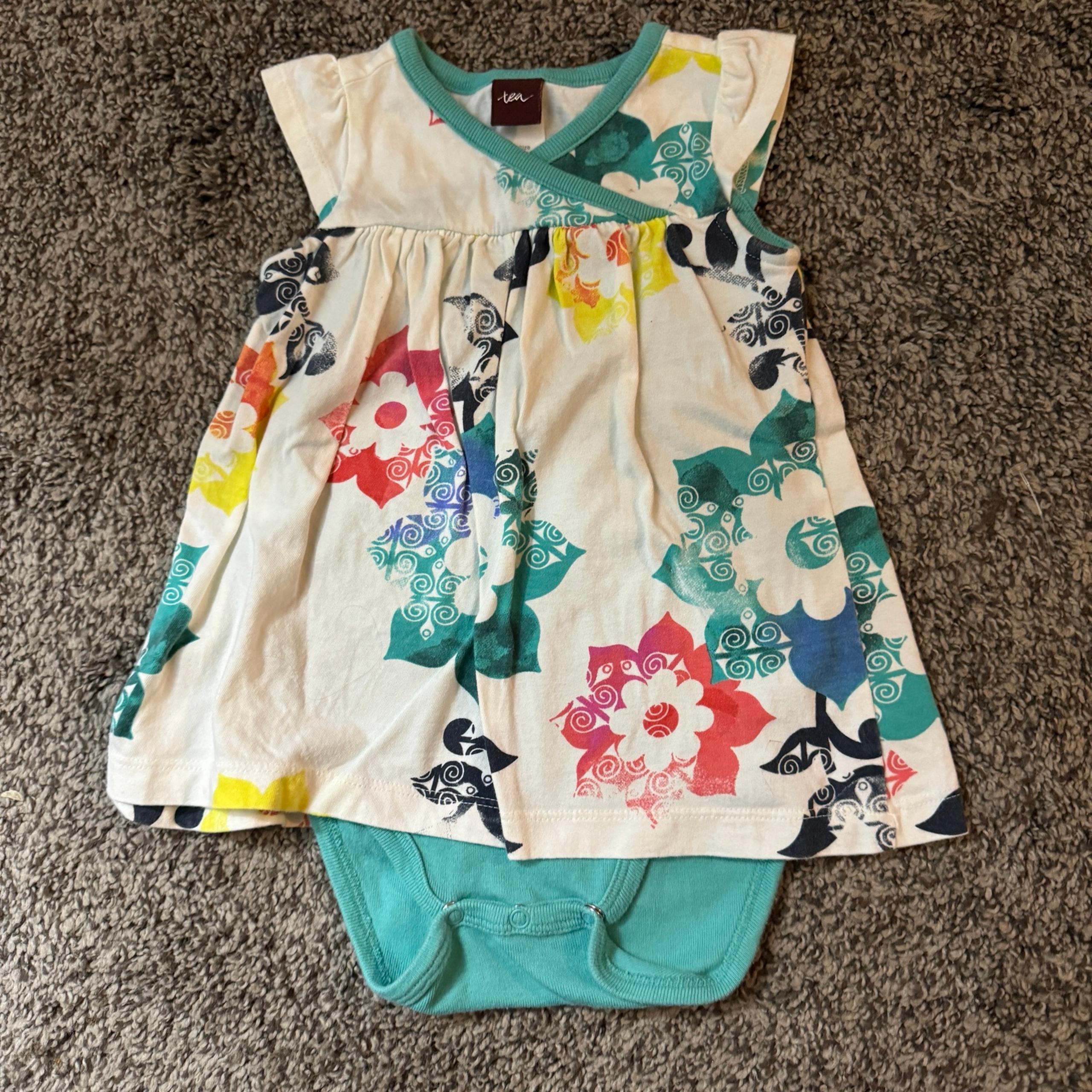 Tea collections romper size 6-12 months