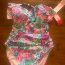 Lilly Pulitzer swim suit NWT Mandevilla Baby Paradise Petals size 4