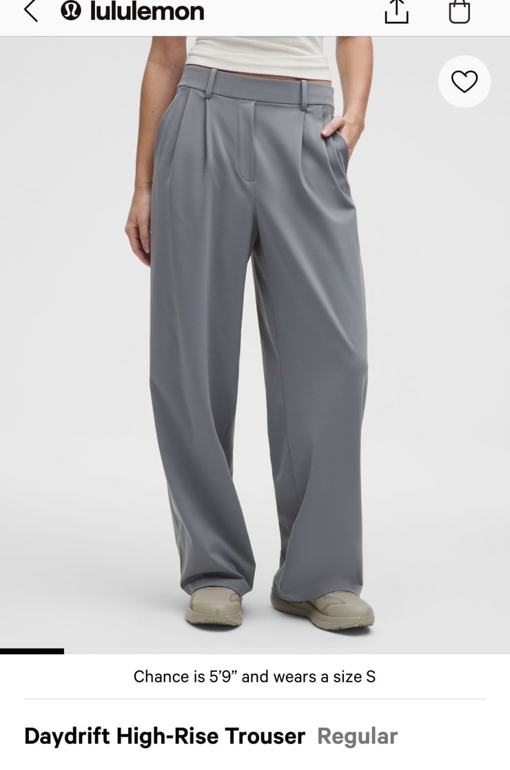 Grey/blue lululemon women’s trousers