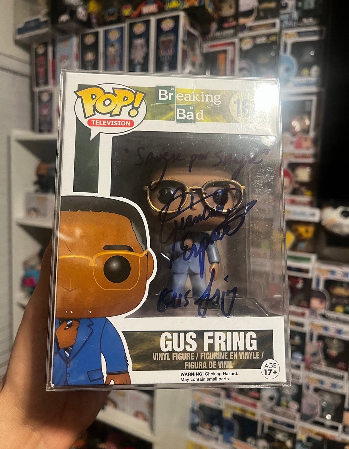 Signed Gus Fring Funko Pop