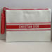 Christian Dioriviera Terry Cloth Summer Zip Pouch