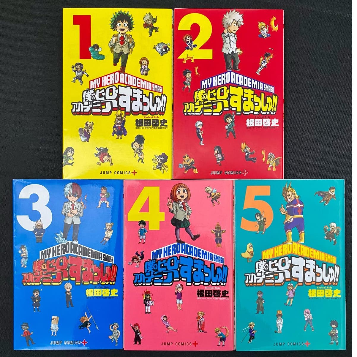 Jump Comics My Hero Academia Smash Japanese Manga, Vol. 1-5 (Complete Set)