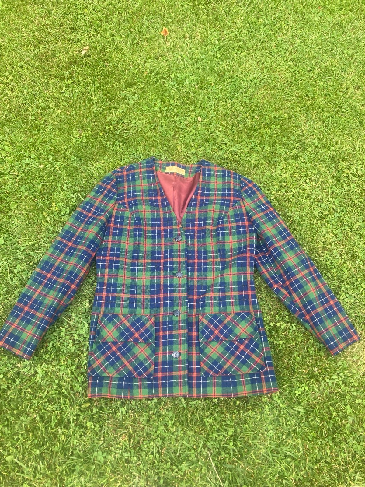 Vintage Pendleton Plaid // Tartan Blazer