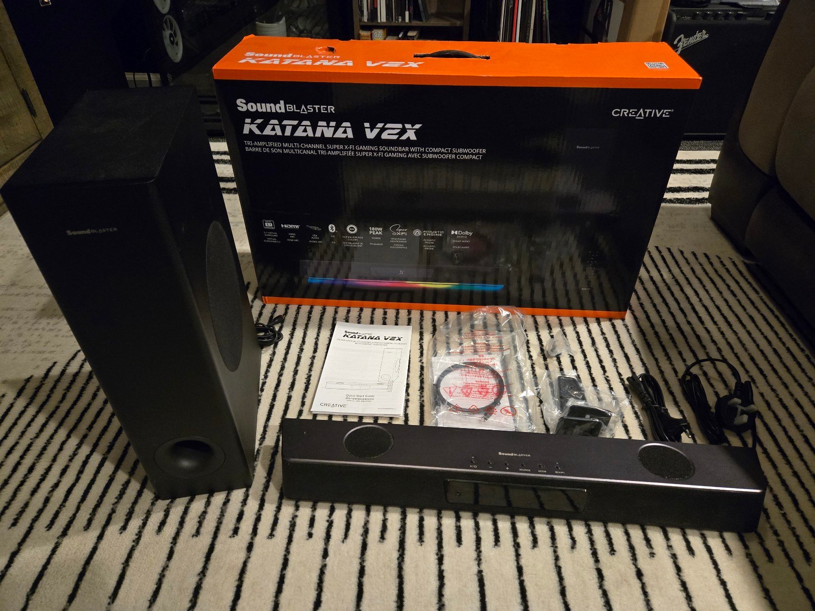 Creative Sound Blaster Katana V2X 5.1 ARGB Soundbar With Subwoofer