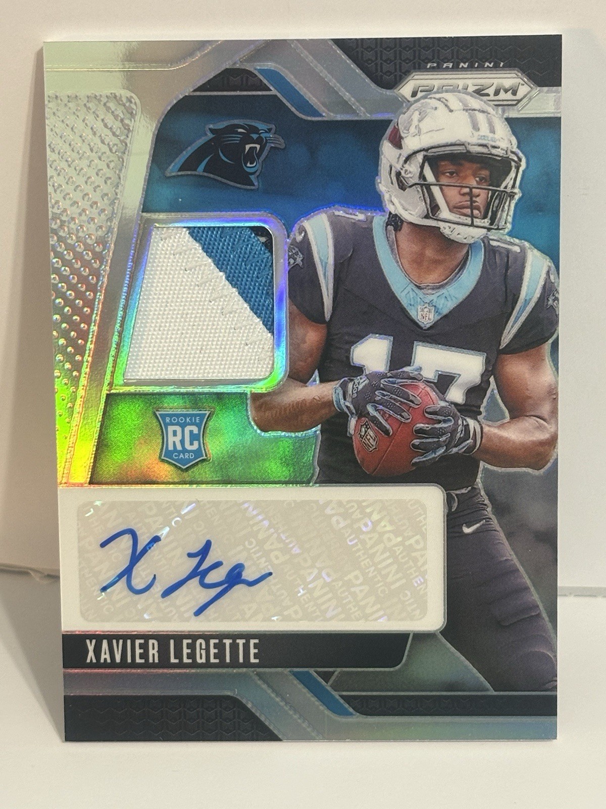 XAVIER LEGETTE 2024 PANINI PRIZM RPA RC PATCH SILVER RC AUTO SP /99 Panthers