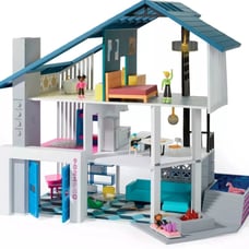 F.A.O. Schwarz Fabulous Family Mansion Luxury Dollhouse LED Doll house Miniature