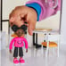F.A.O. Schwarz Fabulous Family Mansion Luxury Dollhouse LED Doll house Miniature