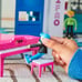F.A.O. Schwarz Fabulous Family Mansion Luxury Dollhouse LED Doll house Miniature