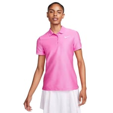 Nike Dri-Fit Victory Golf Polo Shirt Women's Pink Size M FD6710-675 NWT