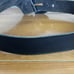 Vintage Tony Barcelo Brown Leather Belt Made in Spain Wide Angled Size -L