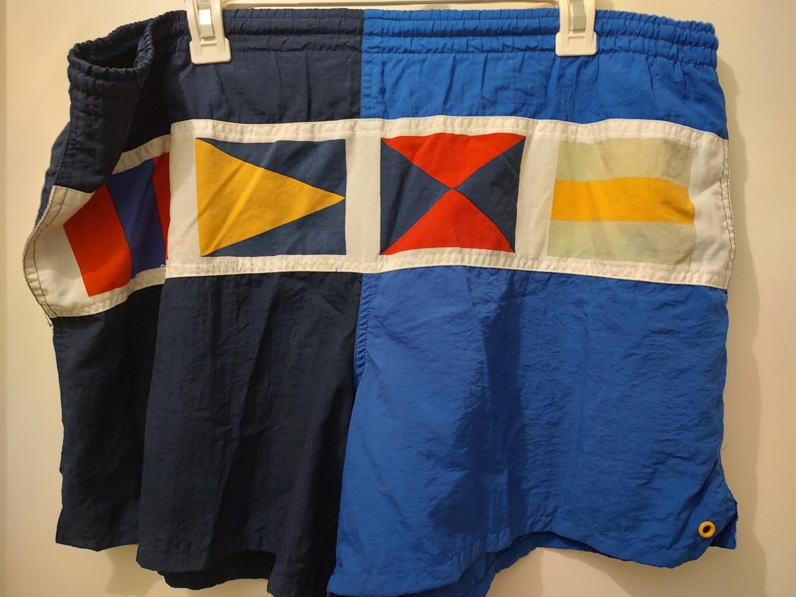 Vintage 90s multicolor Catalina Mens Yachting Board Shorts Size L