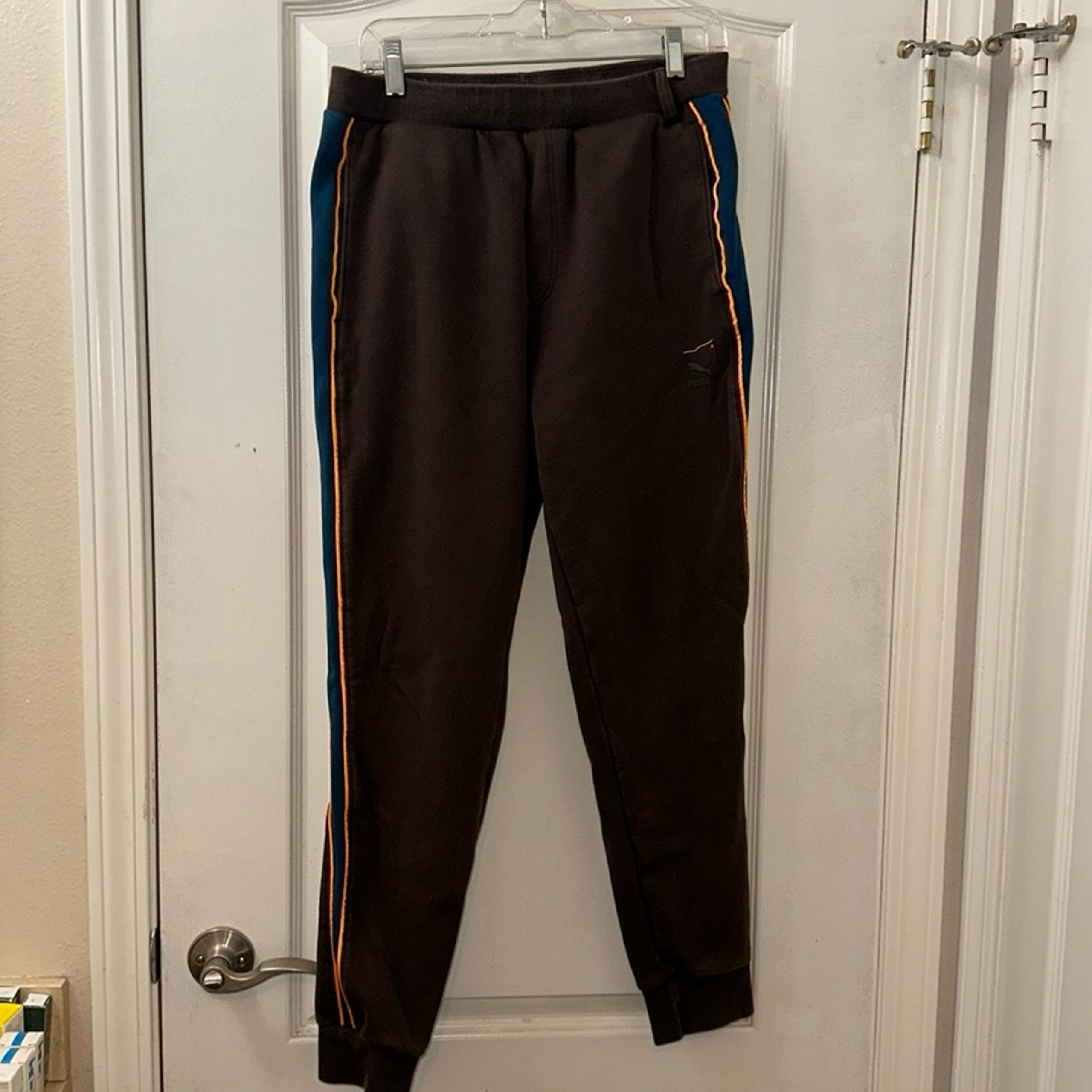 Puma x Ader Error T7 Overlay Track Pants Brown Mens Joggers