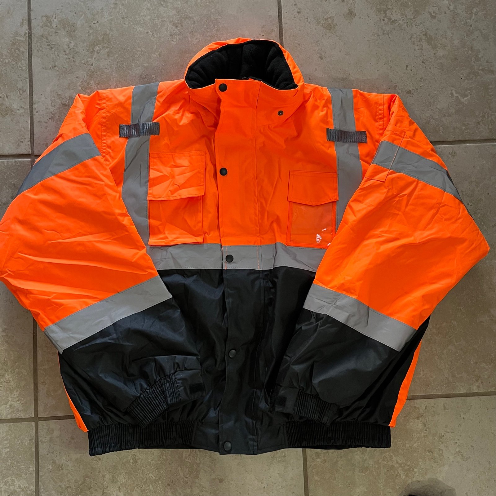 Ansi Class 3 Safety Jacket sz XL reflective