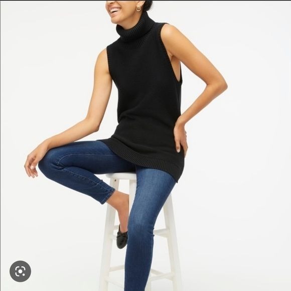 Jcrew Factory Turtleneck sweater tank Item AZ898