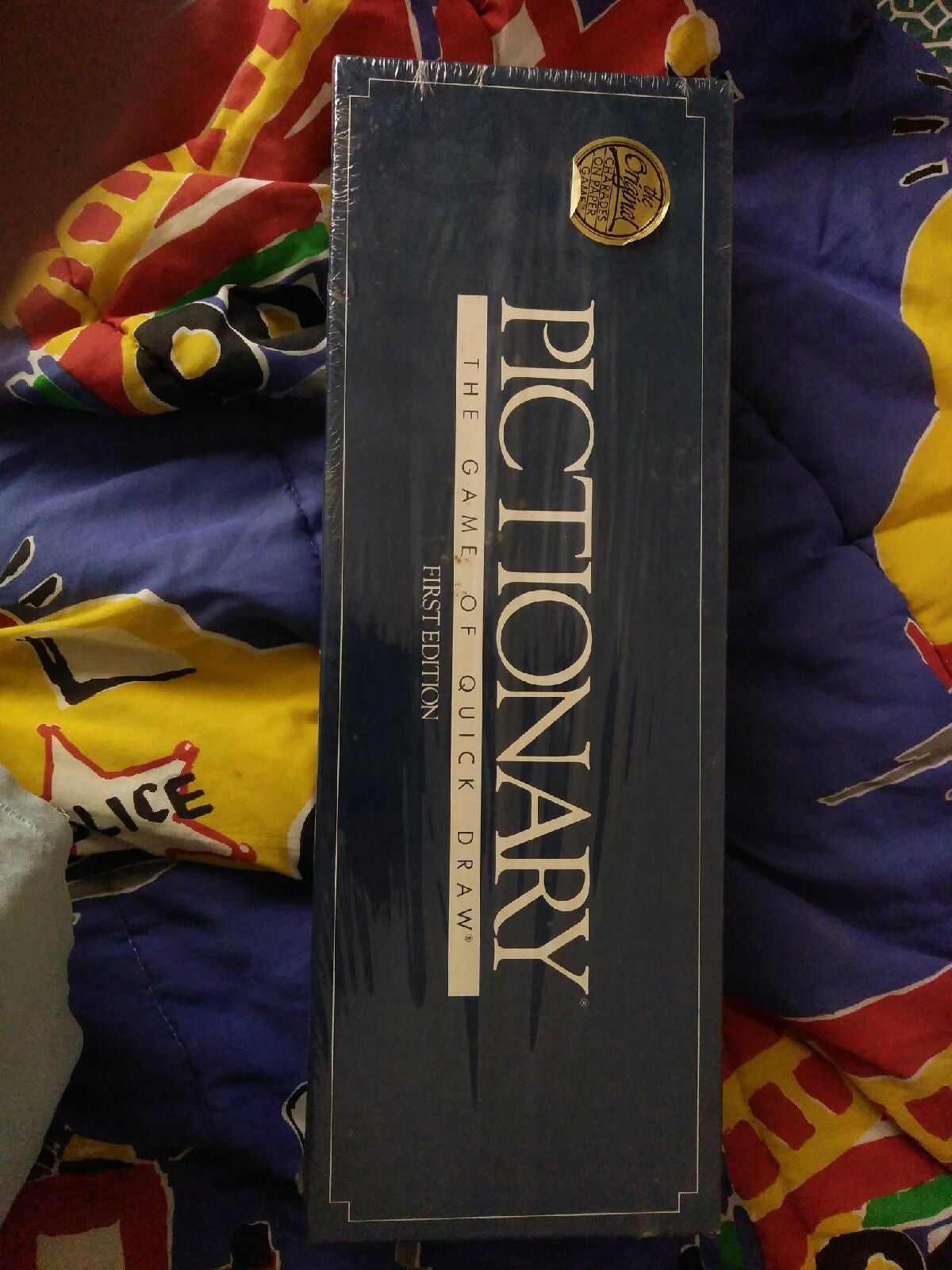 Pictionary 1985 first edition, sealed