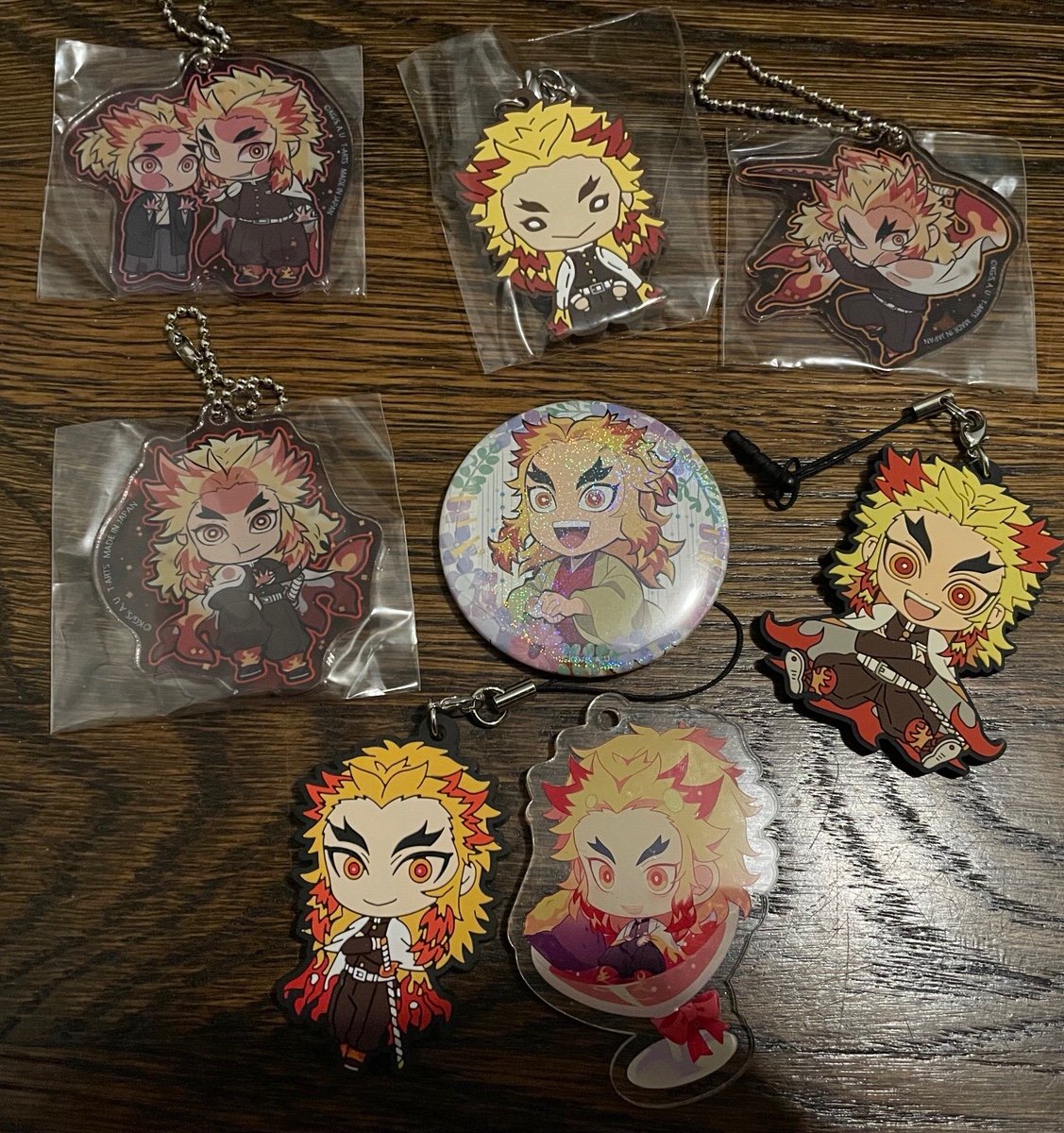 KNY Demon Slayer Rengoku Kyojuro Merch Lot