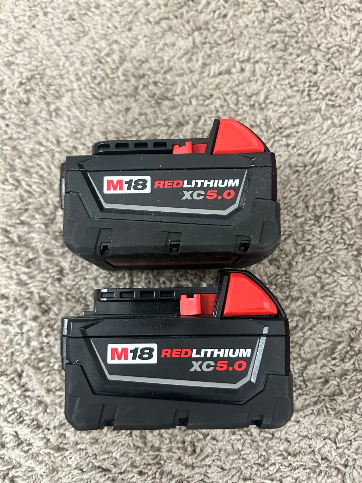Milwaukee M18 5.0ah Batteries (2 Pack)