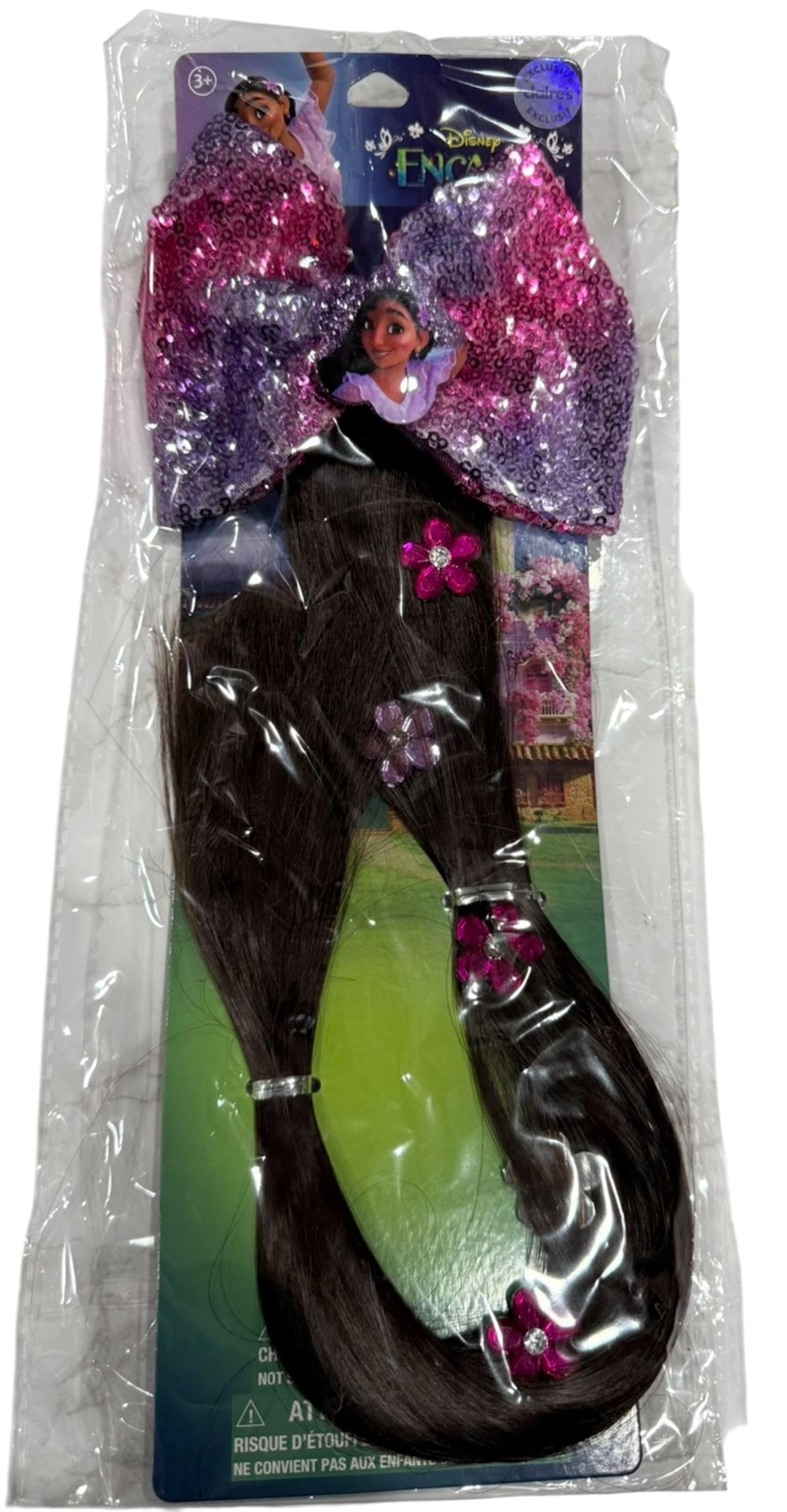 Disney Encanto Black Hair Braid Sparkly Bow