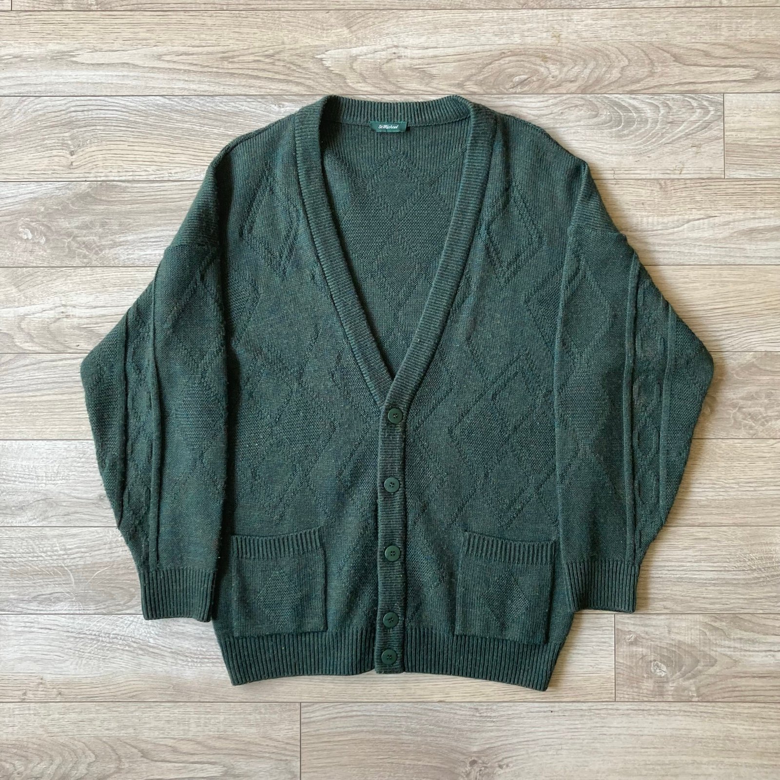 vintage Green St. Michael cardigan