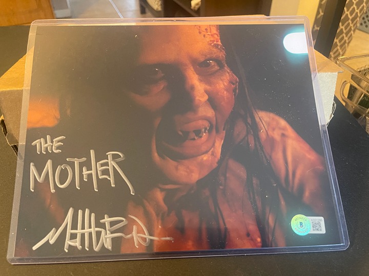 Matthew Patrick Davis Barbarian Mother AUTOGRAPHED Horror 8 x 10