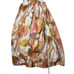 Womens 8 Pastel Abstract Print Maxi Dress Front Tie Cutout Sheer Flowing Fabric