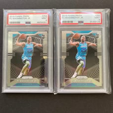 PSA 9 PJ Washington PRIZM Rookie Lot (NBA Charlotte Hornets Dallas Mavericks ^)