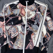 Palm Angels FW19 all over chain print Track Jacket XL